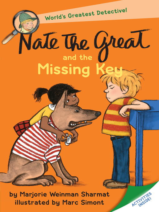单击nate the great and the missing key 的 ebook 预览的封面